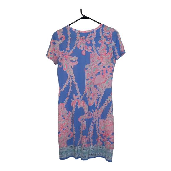 Lilly Pulitzer Deglan Go with the Flow T-shirt Dress Starfish Size XS - Picture 4 of 5